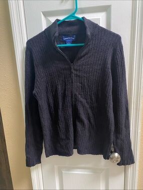 Charter Club zip up sweater.